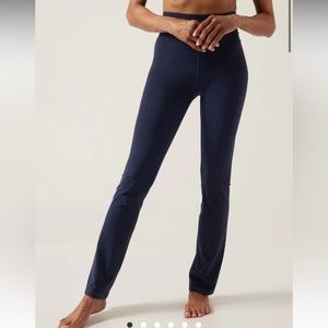 ATHLETA Elation Straight Leg Pant Navy Medium